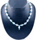 Adzo glass bead & swarovski crystal necklace